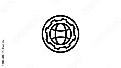 gear animated icon