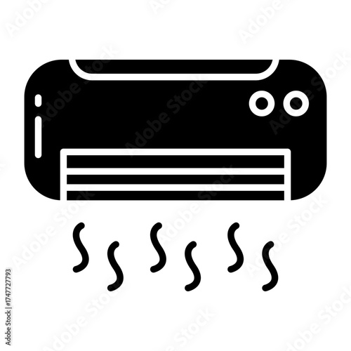 Perfect design icon of air conditioner 