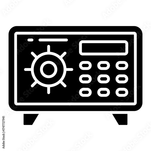 Modern design icon of safe box