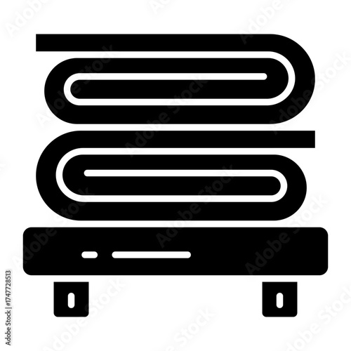 Modern design icon of towel 