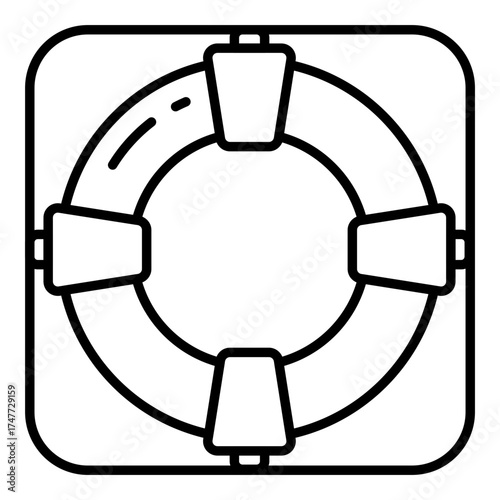 Premium download icon of lifebuoy 