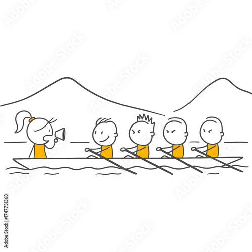 Experiencing a Team Outing for Work-Life Balance A Peaceful Getaway on the Open Water.