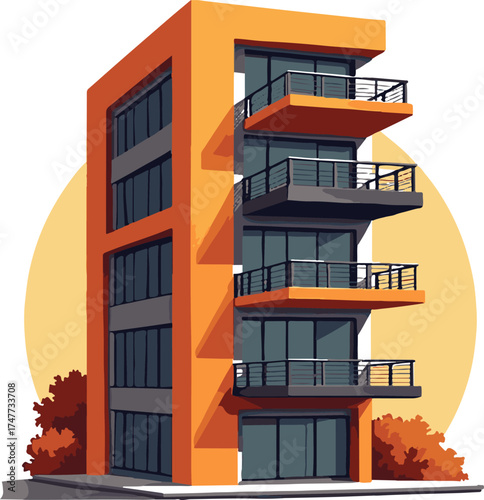 modern office building