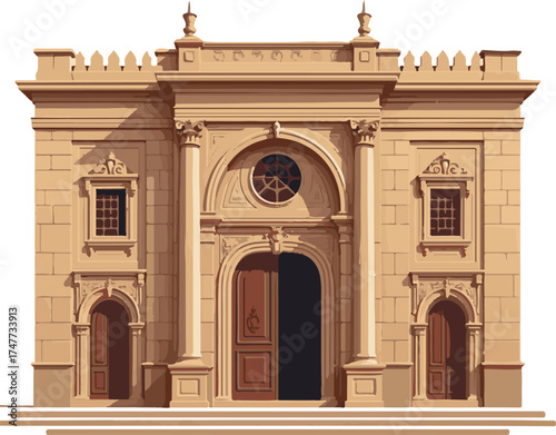 Vintage Monument Exterior with Classic Design
