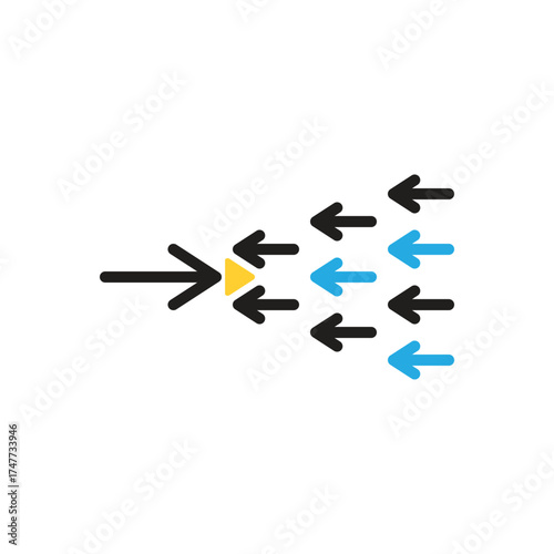 Multi color icon for exception