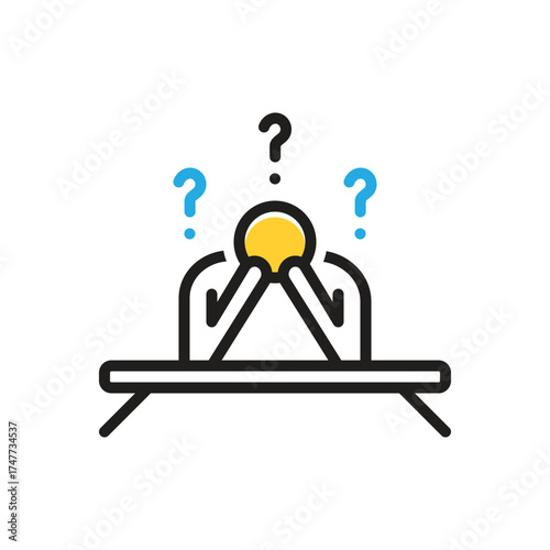 Multi color icon for problem
