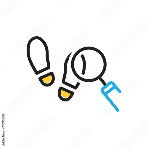 Multi color icon for trace