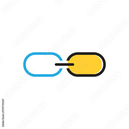 Multi color icon for connect