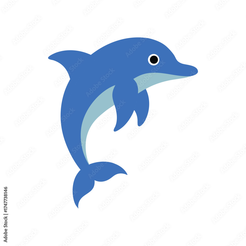 Fototapeta premium dolphin vector art
