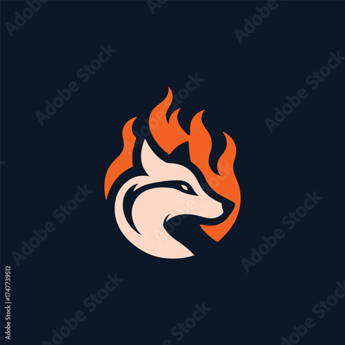 Wolf Fire Logo