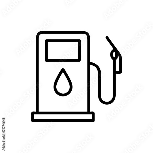 Fuel Station Illustration
