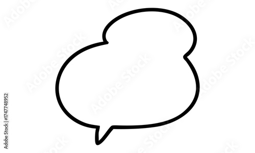 手書きの吹き出しベクター