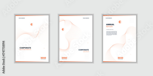  Set layout modern design annual repot cover template portofolio design business cover design a4. Modern annual report business template cover design