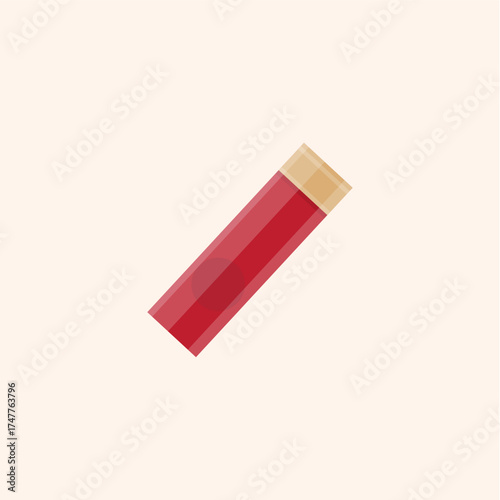 12 gauge shotgun bullet icon logo flat vector design