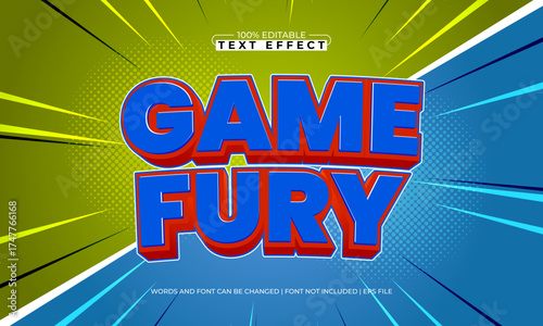 game fury editable text effect