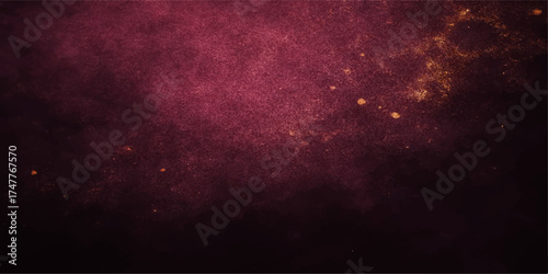 Abstract dark grunge texture backdrop featuring a star-filled blue night sky with light smoke and nebula patterns