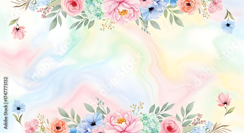 spring flowers background