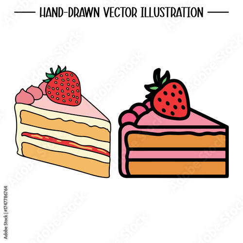 cake with strawberry