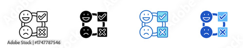 Client Experience  Icon Set Multiple Style Collection