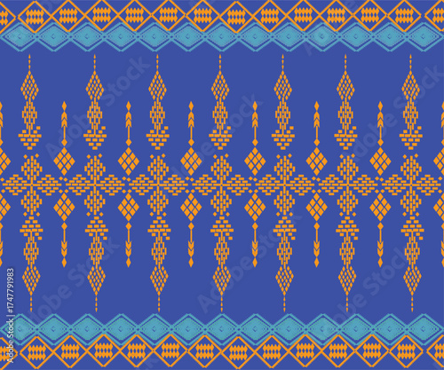 seamless ornamental pattern
