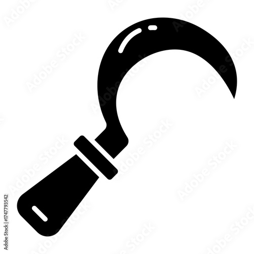 A vector design of sickle 