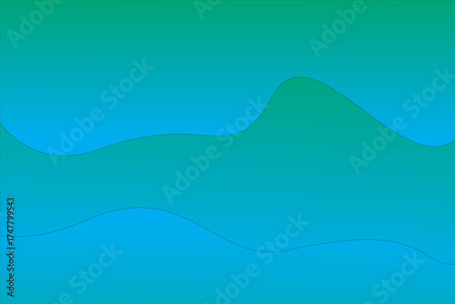 Playful Vibrant Pink and Orange Soft Curved Abstract Wave Background Art
