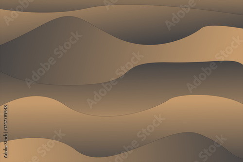 Warm Neutral Shaded Curved Wave Minimal Graphic Background DesignWarm Neutral Shaded Curved Wave Minimal Graphic Background Design
