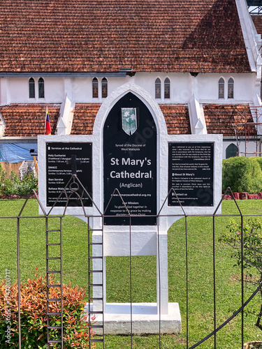 Photography Anglican St Mary's Cathedral, in Kuala Lumpur, Malaysia