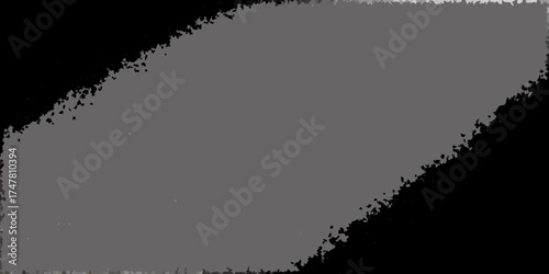 Abstract textured background with rough edges and a central gray area for copy space