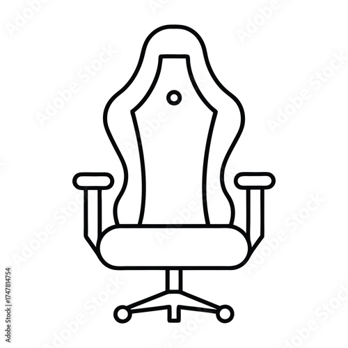 Premium ergonomic gaming chair design with a luxurious and sophisticated feel