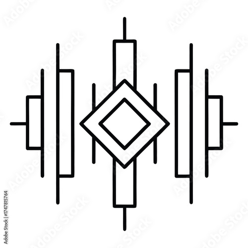 Collection of premium luxury equalizer bars and audio visualization elements for graphic design