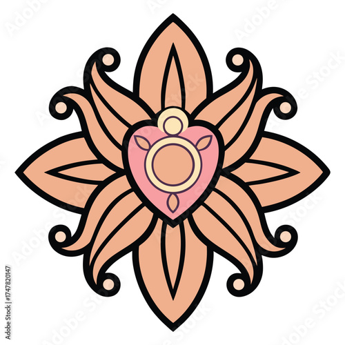 Elegant vector doodles of luxury fashion brooches and jewelry embellishments for design
