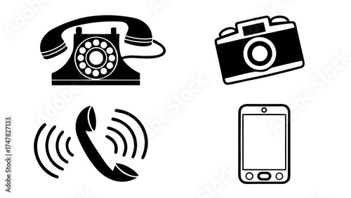 mobile phone icons
