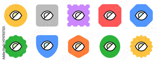 Editable visual impairment vector icon. Part of a big icon set family. Perfect for web and app interfaces, presentations, infographics, etc