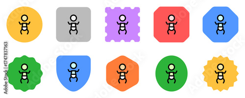 Editable baby, nursing room vector icon. Part of a big icon set family. Perfect for web and app interfaces, presentations, infographics, etc
