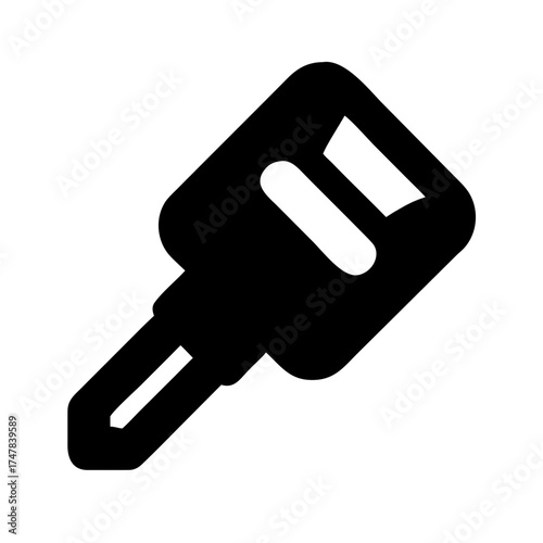 Car key for vehicle ignition and security