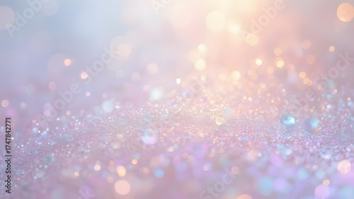 Pastel Glitter Background Sparkling Shimmer Texture