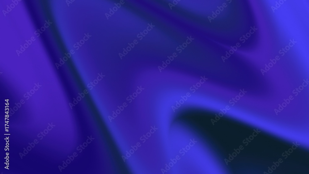 Obraz premium Abstract waves in vibrant blue and purple hues