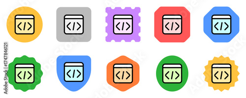 Editable vector web programming icon. Part of a big icon set family. Perfect for web and app interfaces, presentations, infographics, etc