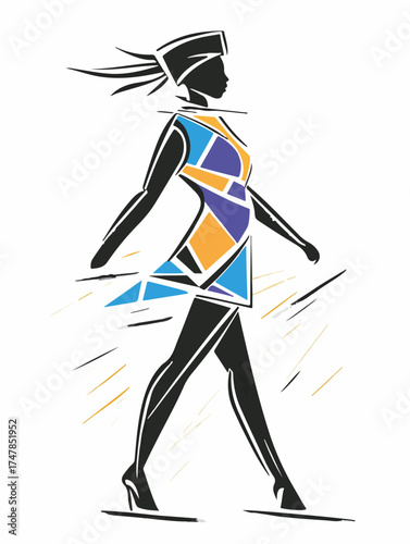 Aus der Serie: Design, Fashion und Modells, Entwürfe und Skizzen
