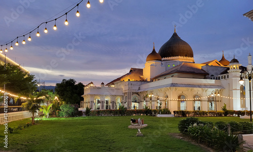 Cuadro en lienzo Mosquée Kapitan Keling, Penang, George Town, Malaisie