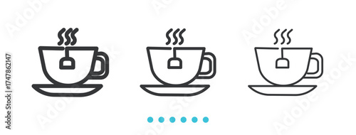 Drinks Icon. Thin line icon vector