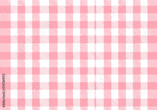 Pink gingham background