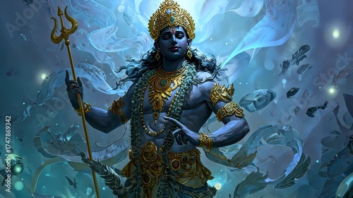 hindu god deity lord vishnu