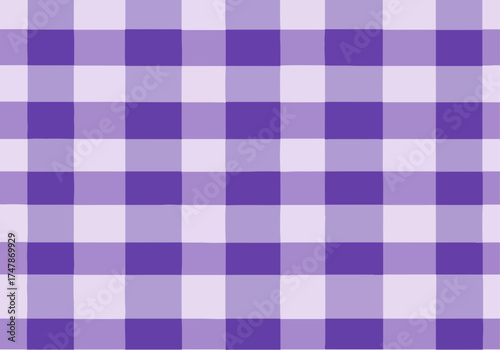 Purple white Lavender Guardian gingham picnic blanket Background