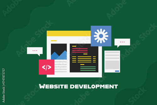 Writing codes for website development, running codes to test website functionality, creating web forms, chat communication,