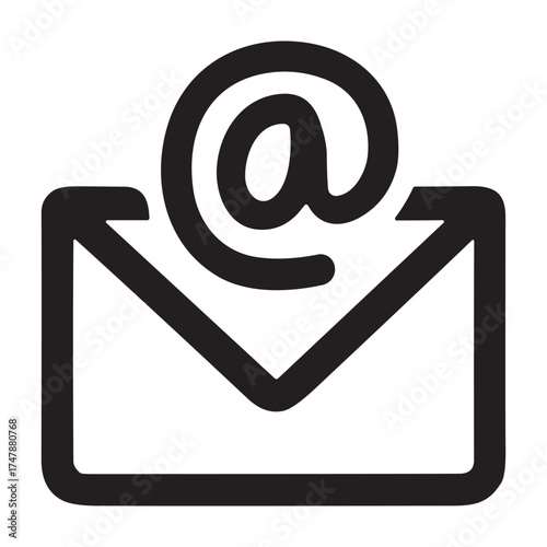 Email  icon or logo isolated sign symbol vector illustration - high quality black style vector icons