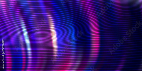 Abstract macro of quantum computing qubit cell. Subatomic patterns of cyber AI intelligence.