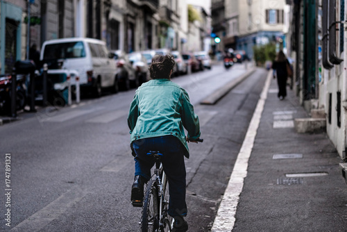 Wallpaper Mural Bike in the street of Marseille Torontodigital.ca