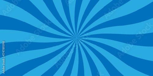 Vector sunray stripe background. Light sunburst glowing background. Sunburst pattern summer social banner. vector illustration pattern beam rays. Spiral radial striped backdrop design.	